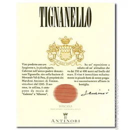 2001 Marchesi Antinori Tignanello Toscana 3 LITER - click image for full description