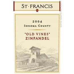 2004 St Francis Old Vines Zinfandel Sonoma MAGNUM - click image for full description