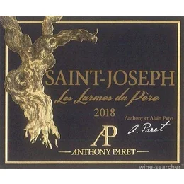 2018 Anthony Paret Saint Joseph Les Larmes du Pere - click image for full description