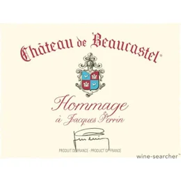 2015 CHATEAU DE BEAUCASTEL CHATEAUNEUF DU PAPE GRAND CUVEE HOMMAGE A JACQUES PERRIN - click image for full description