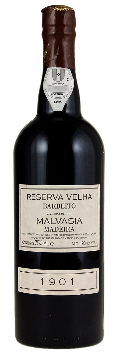 1901 D'Oliveira Malvasia Vintage Madeira - click image for full description