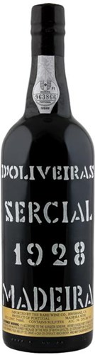 1928 D'Oliveira Sercial Vintage Madeira - click image for full description