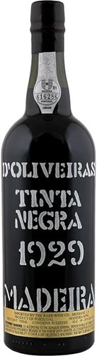 1929 D'Oliviera Madeira Tinta Negra - click image for full description