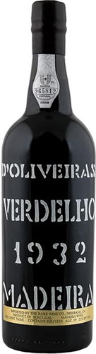 1932 D'Oliveira Madeira Verdelho - click image for full description