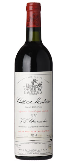 1978 Chateau Montrose St. Estephe - click image for full description