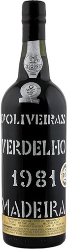 1981 D Oliveira Verdelho Madeira - click image for full description