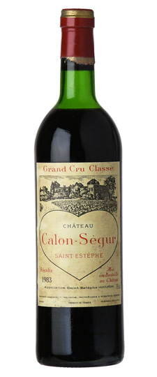 1982 Chateau Calon Segur St Estephe - click image for full description