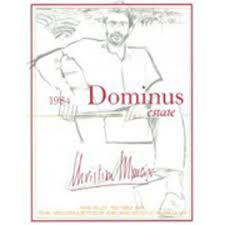 1984 Dominus Estate Christian Moueix Napa Valley (mid shoulder fill, stained label) - click image for full description