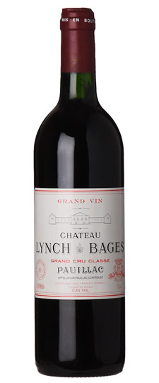 1986 CHATEAU LYNCH BAGES PAUILLAC - click image for full description