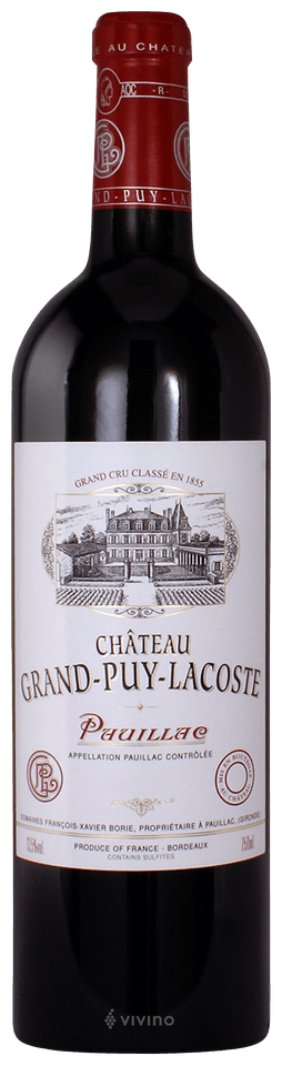 1990 Chateau Grand Puy Lacoste Pauillac - click image for full description