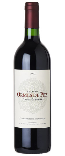 2003 Chateau Les Ormes de Pez St Estephe image