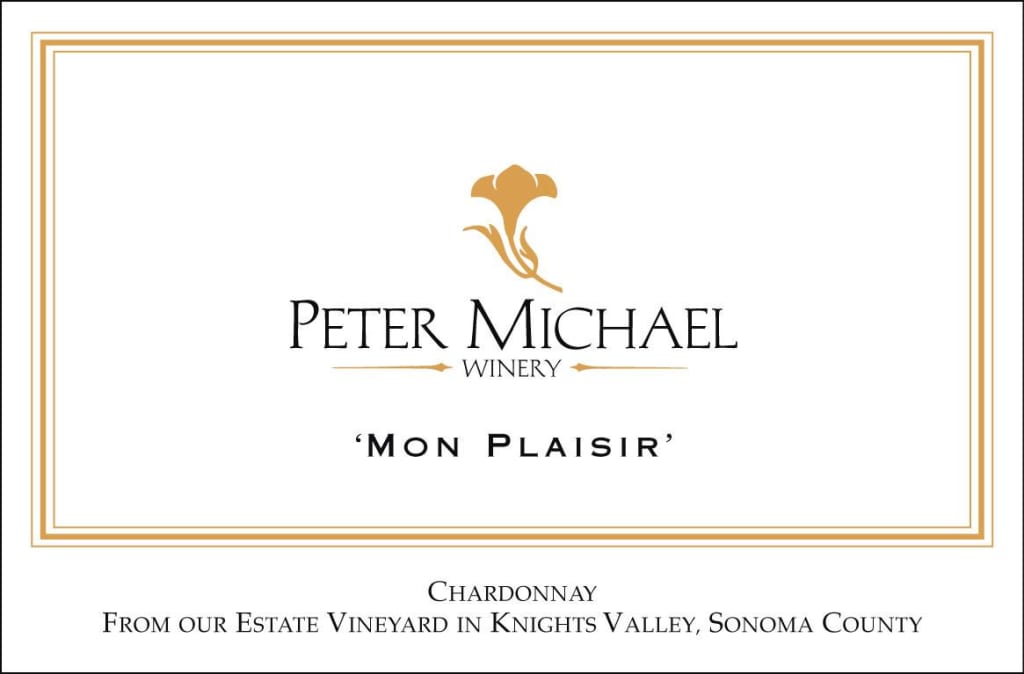 2015 Peter Michael 'Mon Plaisir' Chardonnay Sonoma County - click image for full description