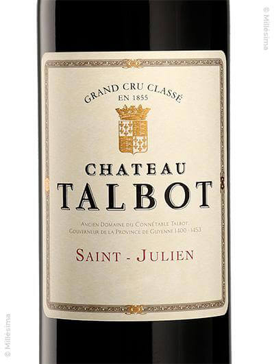 2015 CHATEAU TALBOT CONNETABLE TALBOT ST JULIEN - click image for full description