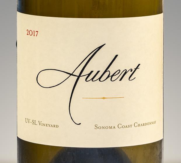 2017 AUBERT CHARDONNAY UV-SL VINEYARD SONOMA COAST - click image for full description