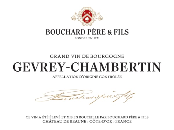 2021 BOUCHARD PERE ET FILS GEVREY CHAMBERTIN - click image for full description