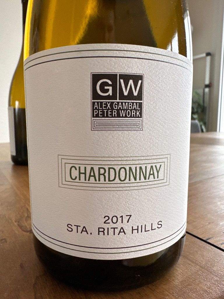 2017 Gambal Work Chardonnay Santa Rita Hills - click image for full description