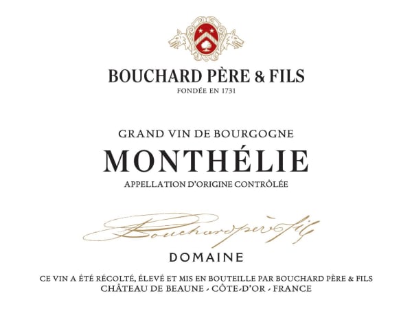 2018 Bouchard Pere & Fils Monthelie - click image for full description