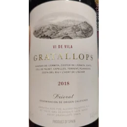 2018 Alvaro Palacios Gratallops Priorat - click image for full description