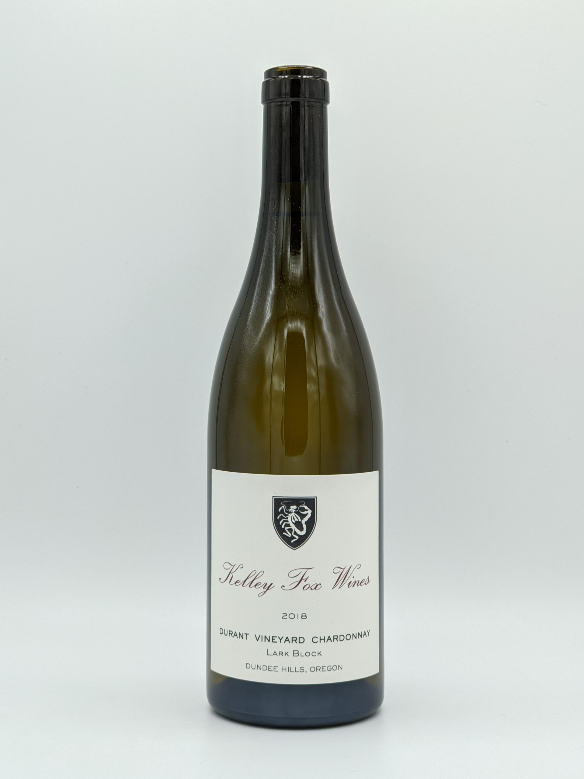 2018 Kelley Fox Chardonnay Durant Vineyard Lark Block Dundee Hills - click image for full description