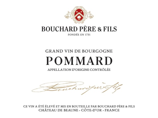 2019 BOUCHARD PERE ET FILS POMMARD - click image for full description