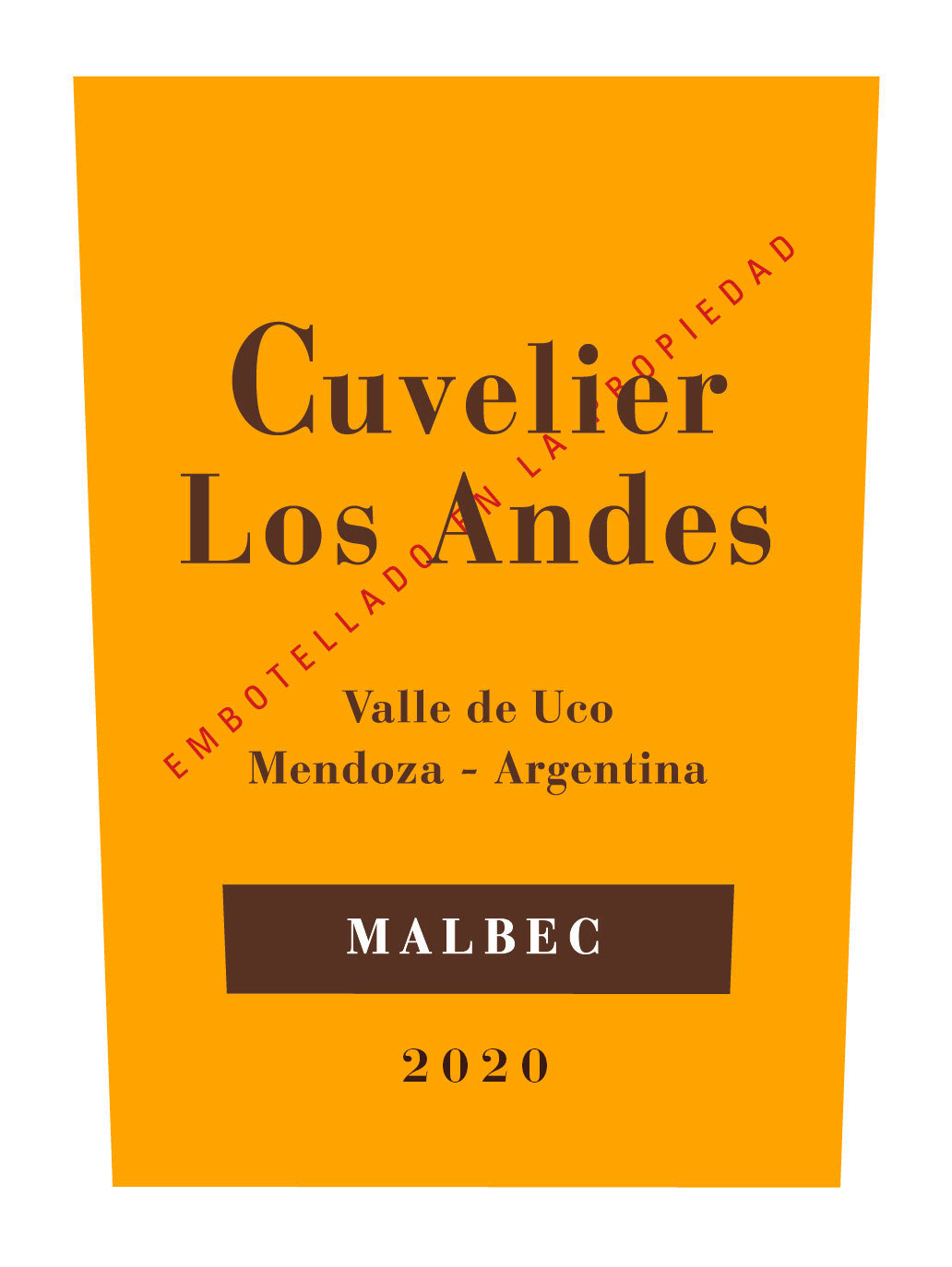 2020 Cuvelier Los Andes Malbec Uco Valley - click image for full description