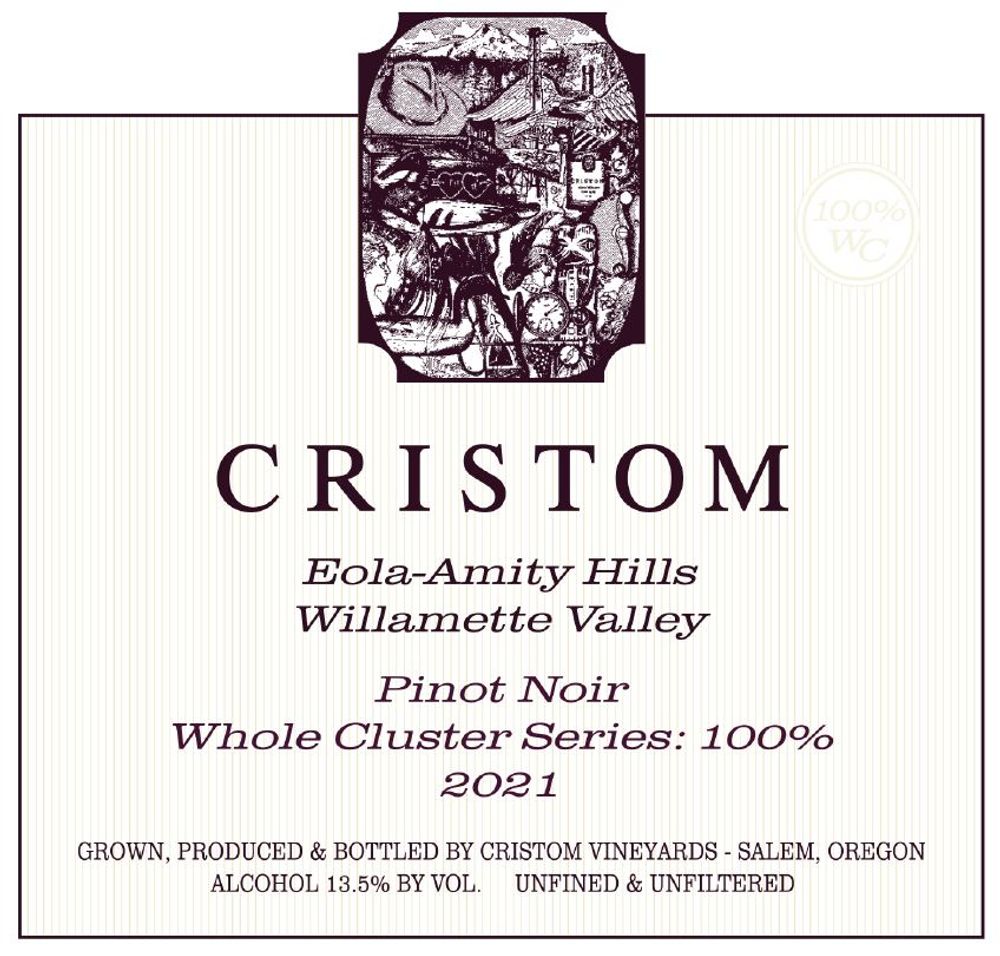 2021 Cristom Pinot Noir Whole Cluster Series 100% image