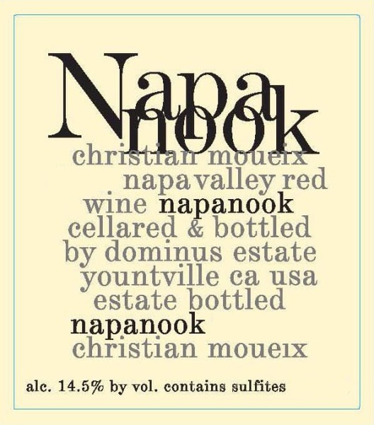 2021 Dominus Estate Napanook Napa Valley - click image for full description