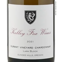 2021 Kelley Fox Wines 'Durant Vineyard' Lark Block Chardonnay, Dundee Hills, USA - click image for full description