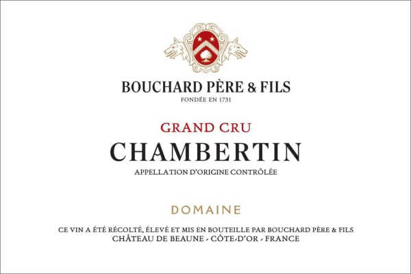 2022 Bouchard Pere & Fils Chambertin Grand Cru - click image for full description