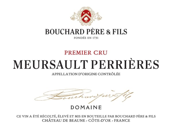 2022 Bouchard Pere et Fils Meursault Perrieres 1er Cru - click image for full description