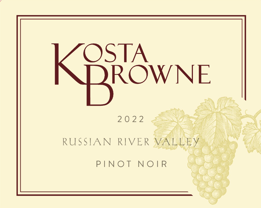 2022 Kosta Browne Pinot Noir Russian River - click image for full description