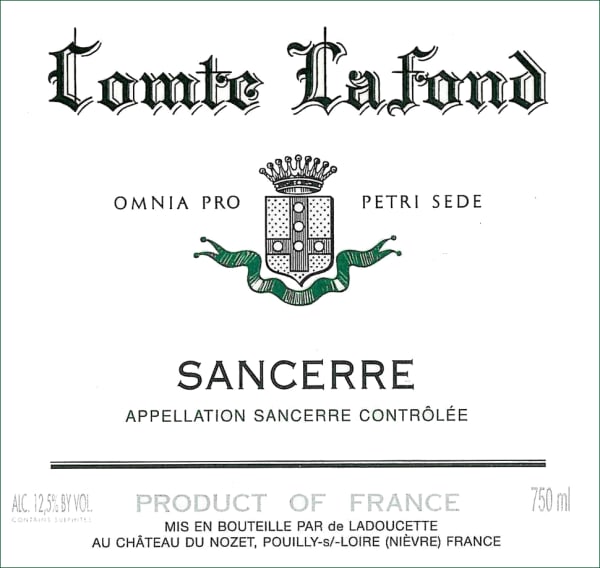 2023 Baron de Ladoucette Comte Lafond Sancerre Loire - click image for full description