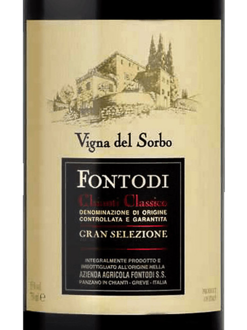 2000 Fontodi Chianti Classico Riserva Sorbo - click image for full description