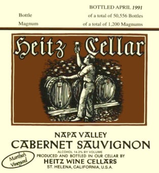 1996 HEITZ CABERNET SAUVIGNON image