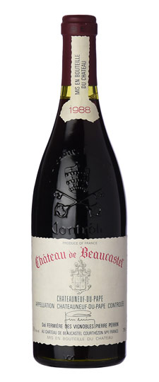 1988 Chateau de Beaucastel Chateauneuf-du-Pape, Rhone, France Magnum - click image for full description