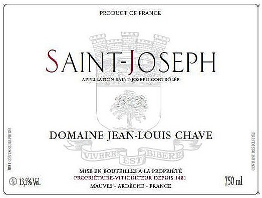 2021 Domaine Jean Louis Chave St Joseph - click image for full description