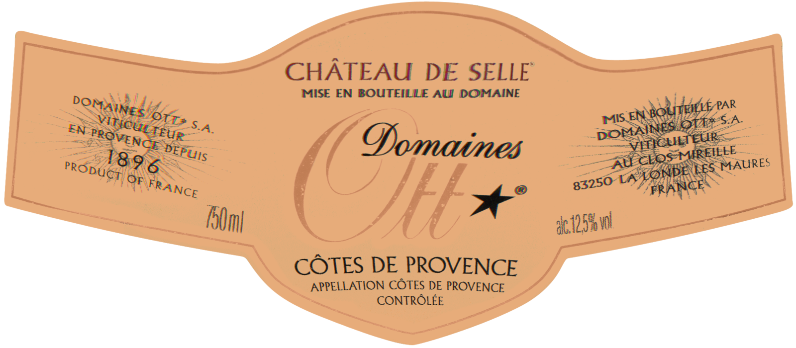 2022 Domaine Ott Chateau de Selle Clair Noirs Rose Cotes de Provence Magnum image