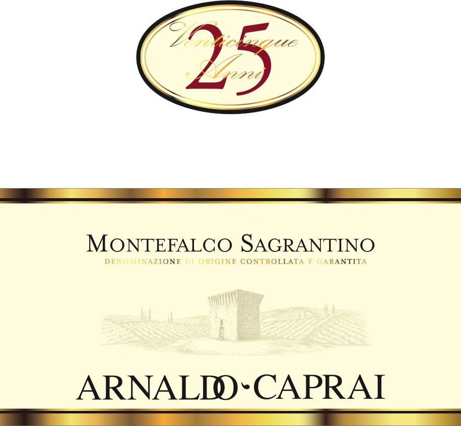 2019 Arnaldo-Caprai 25 Anniversario Sagrantino di Montefalco Riserva DOCG - click image for full description