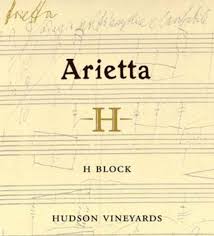 2016 Arietta 'H Block Hudson Vineyards' Cabernet Franc - Merlot Napa Valley - click image for full description