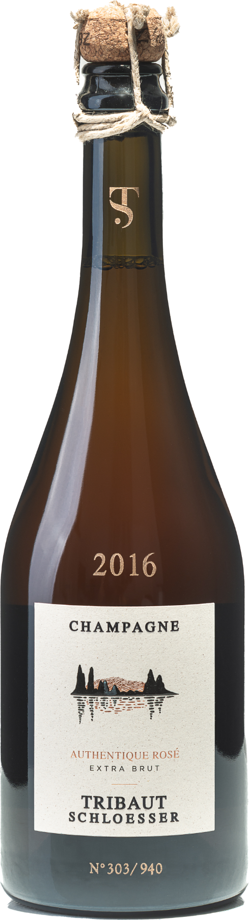 2016 Champagne Tribaut L'Authentique Rose Extra Brut - click image for full description