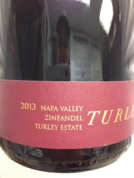 2013 Turley Wine Cellars 'Turley Estate' Zinfandel Napa Valley - click image for full description
