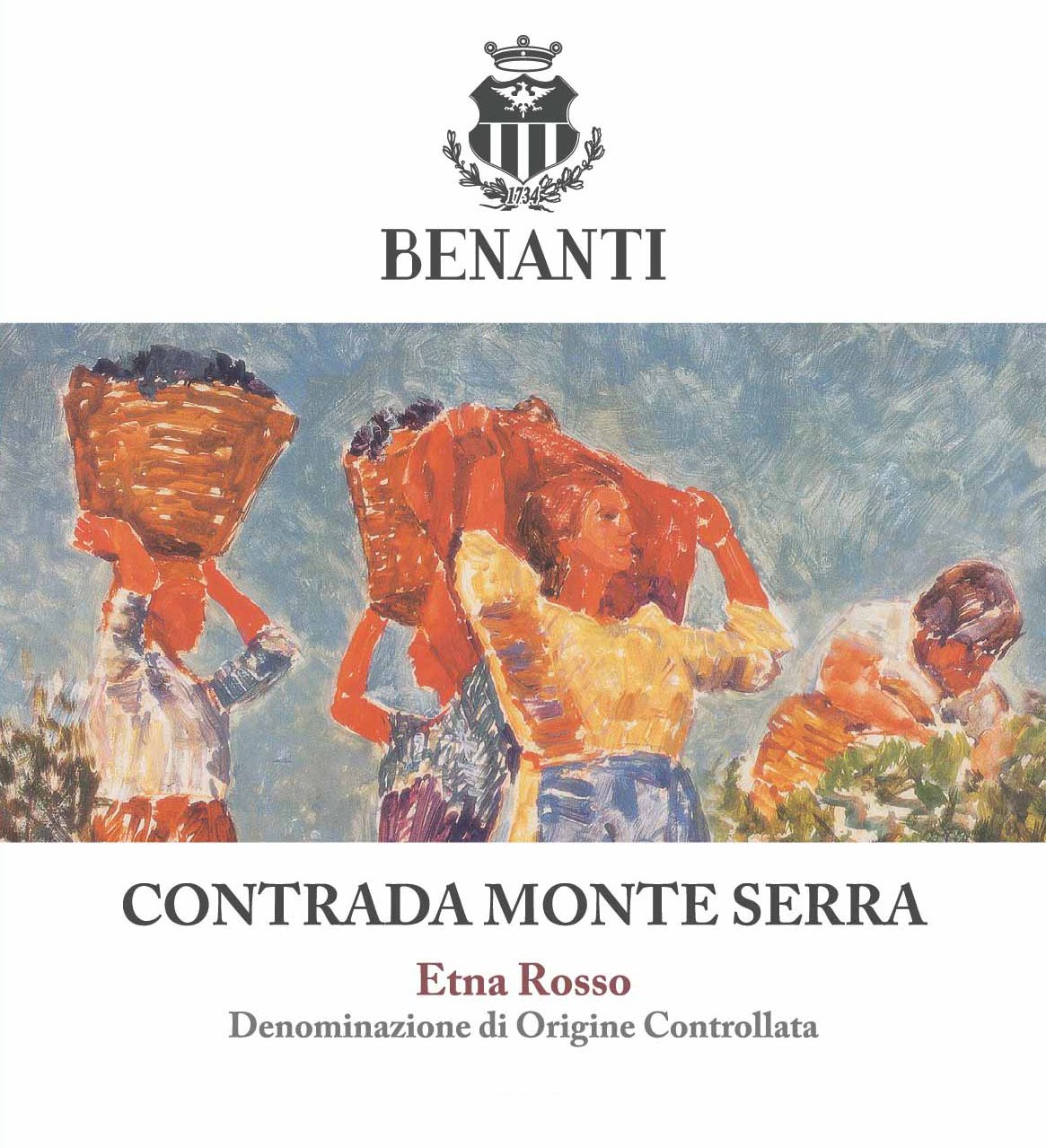 2021 Benanti 'Contrada Monte Serra' Etna Rosso - click image for full description