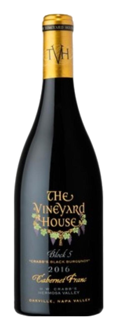 2019 The Vineyard House Crabb's Black Burgundy Block 5 Cabernet Franc - click image for full description