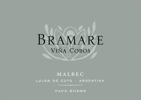 2019 BRAMARE MALBEC VALLE DE UCO MENDOZA - click image for full description