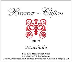 2019 Brewer-Clifton Machado Pinot Noir Sta Rita Hills - click image for full description