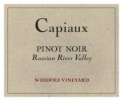 2015 Capiaux Cellars Widdoes Vineyard Pinot Noir Russian River Valley - click image for full description