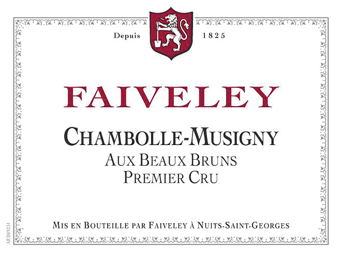 2022 Domaine Faiveley Aux Beaux Bruns Chambolle-Musigny 1er Cru - click image for full description