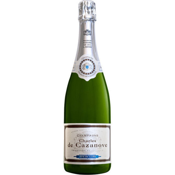 NV Charles de Cazanove Champagne Brut Tete de Cuvee - click image for full description