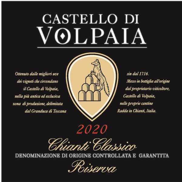 2020 Castello di Volpaia Chianti Classico Riserva DOCG - click image for full description