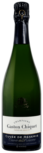 GASTON CHIQUET CHAMPAGNE BRUT CUVEE DE RESERVE PREMIER CRU - click image for full description